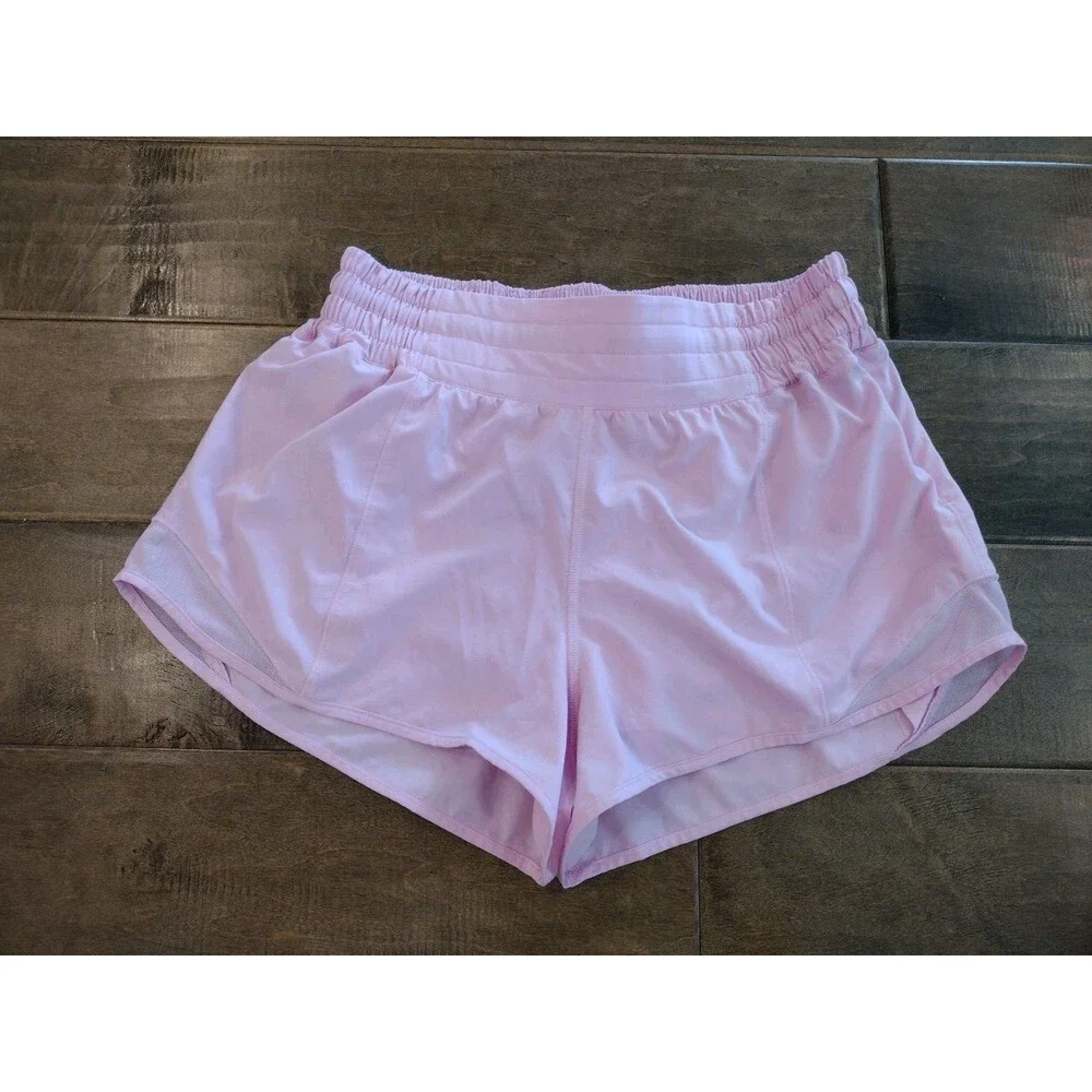 LULULEMON Women's Hotty Hot HR High Rise size 6 Vitapink pink 2.5